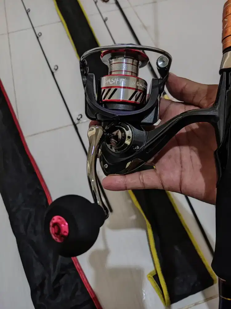 Reel Pasifik katrol pancing 3000 Besi Smooth BARU