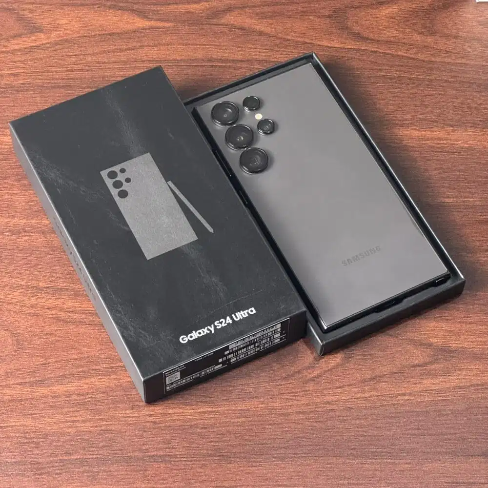 Samsung S24 Ultra 12/512GB [ Titanium Black ] Garansi Resmi / Sein