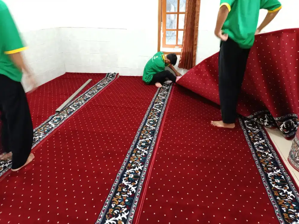 Ambal Sajadah Karpet Masjid Termurah. Tersedia Lokal maupun Import