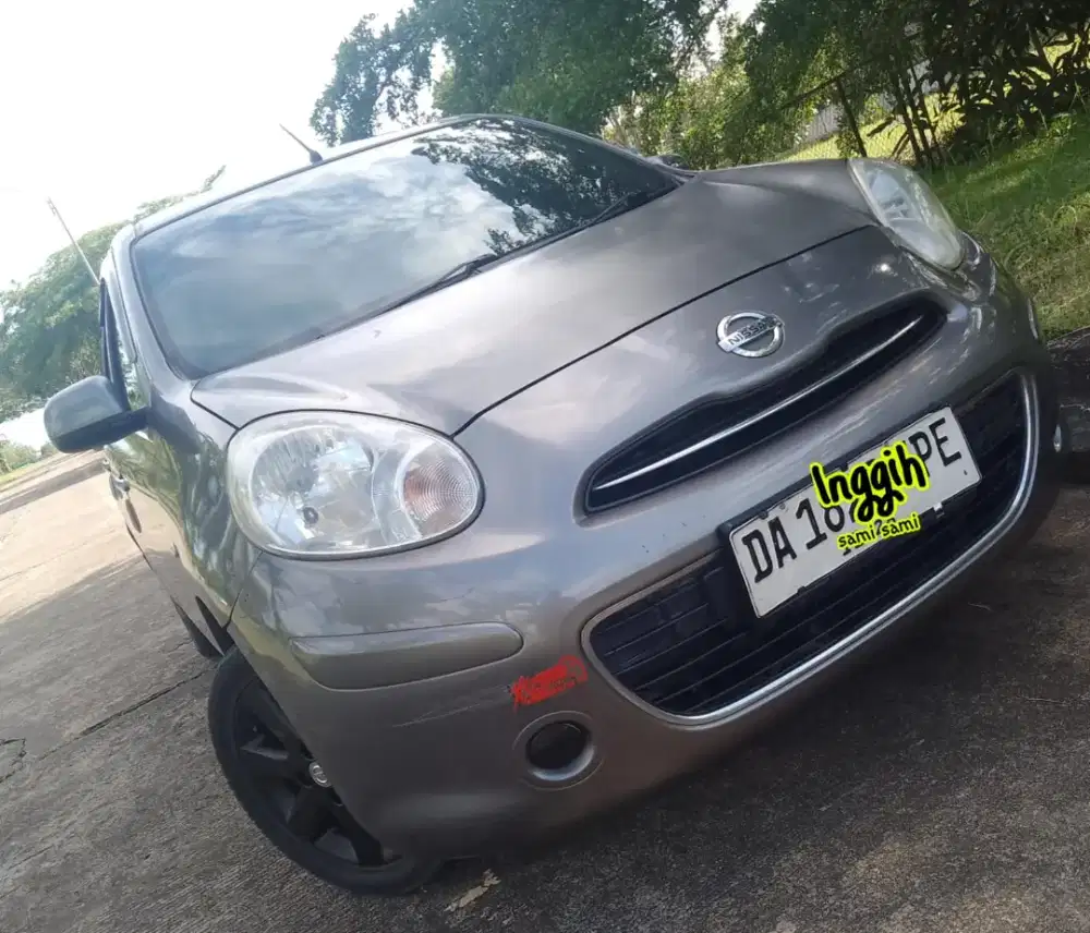 dijual nisan march Manual 1.2cc BBM irit sudah pakai barcode pertalite