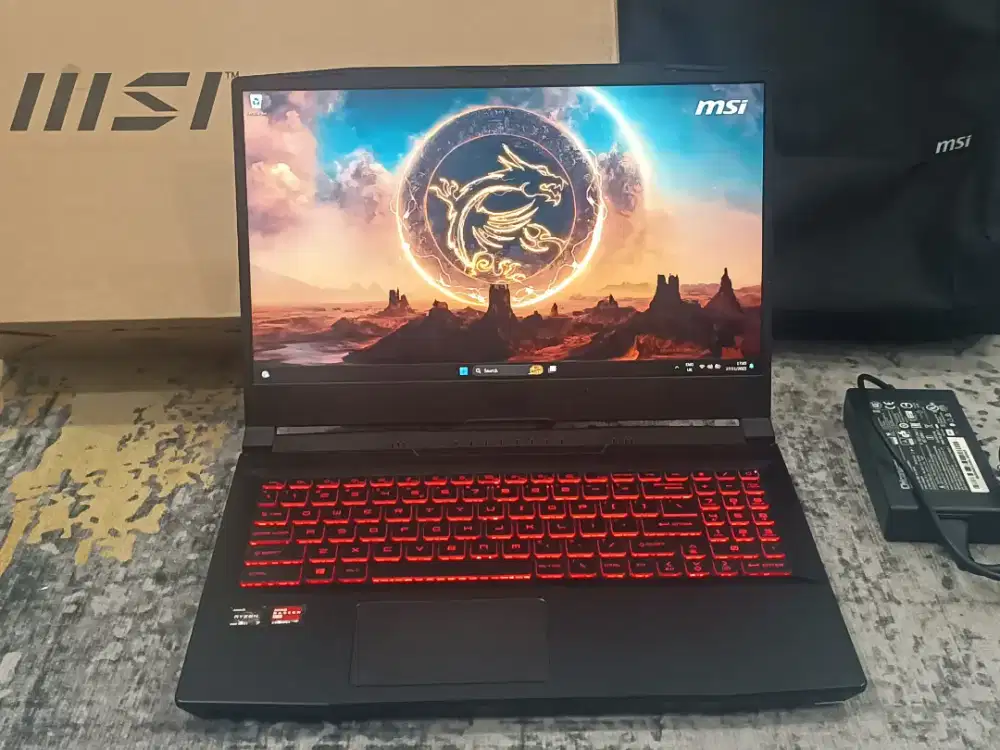 MSI Bravo 15 Ryzen 7-5800H 16GB 512GB Radeon RX 5500M 4GB Like New