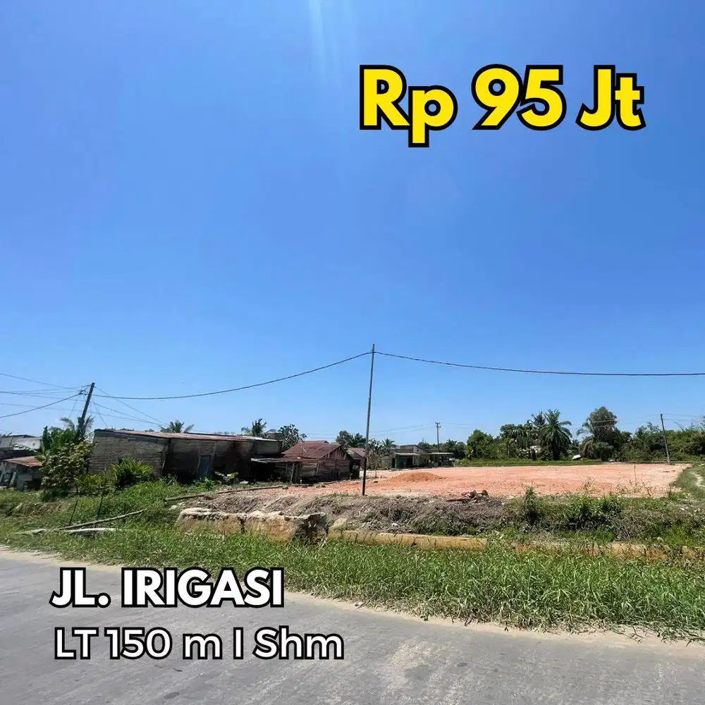 Tanah murah Palembang JL Irigasi SEMATANG BORANG