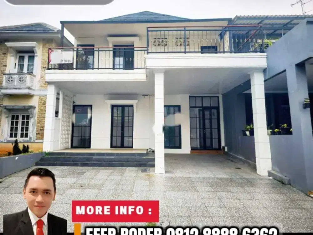 Design minimalis cluster depan kota wisata Cibubur