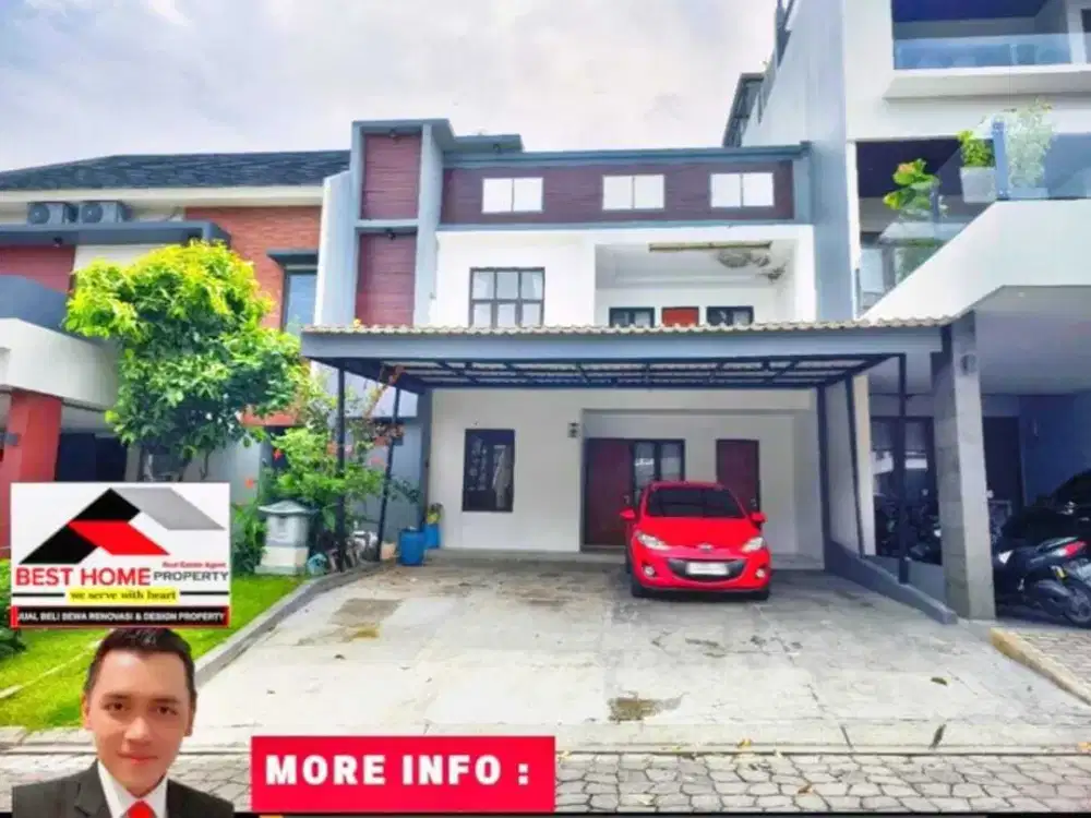 Rumah bagus & minimalis dijual cepat kota wisata