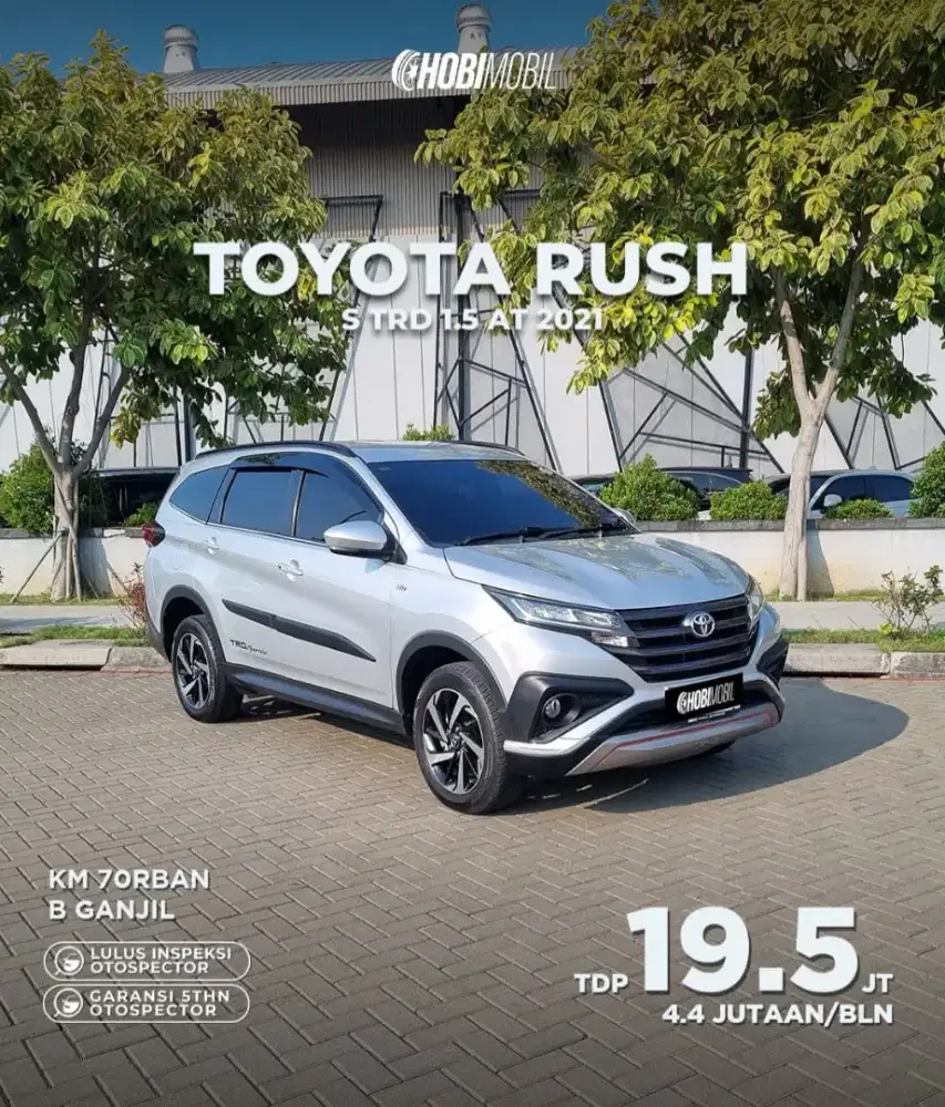 Rush S TRD Sportivo 1.5 AT Thn 2020 Pemakaian 2021
