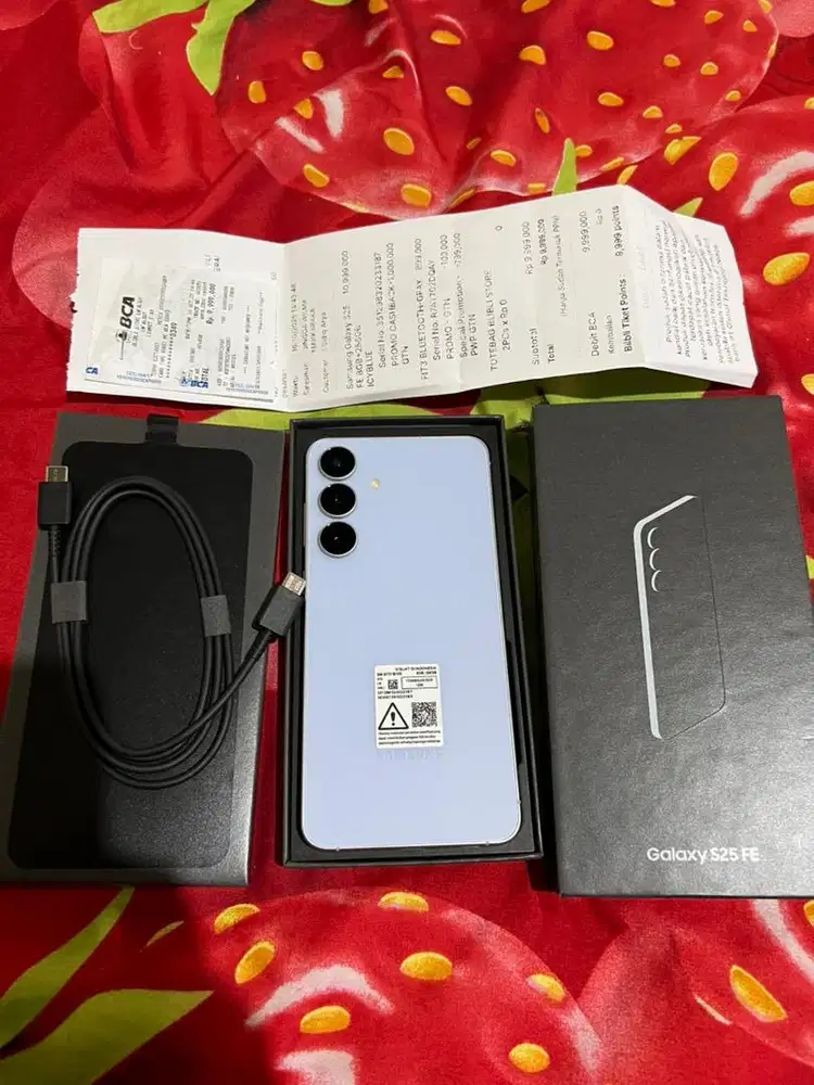 Samsung galaxy s25 fe 8/256 baru sebulan