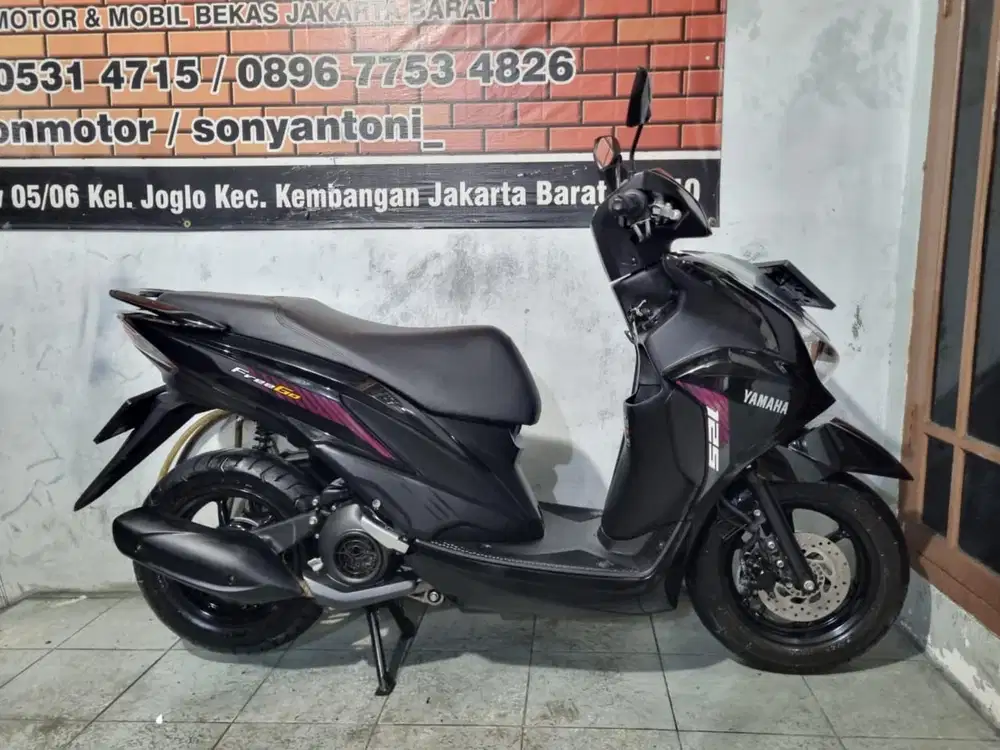 YAMAHA NEW FREEGO 125 FI LED KUNCI TAHUN 2025 ISTIMEWA HITAM GLOSSY