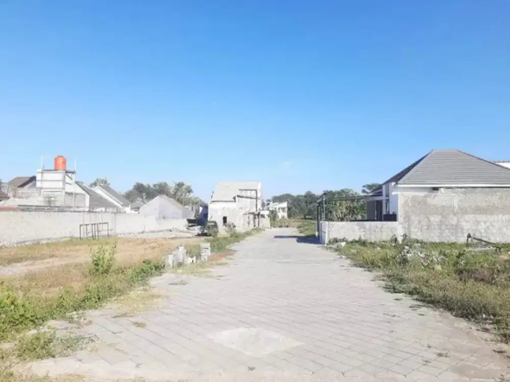 Tanah SHM Dekat Exit Tol Jogja Dijual BU di Purwomartani Sleman