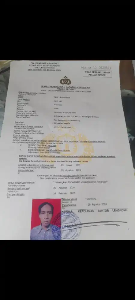 Lagi mencari pekerjaan drever/kurir /kenek siap