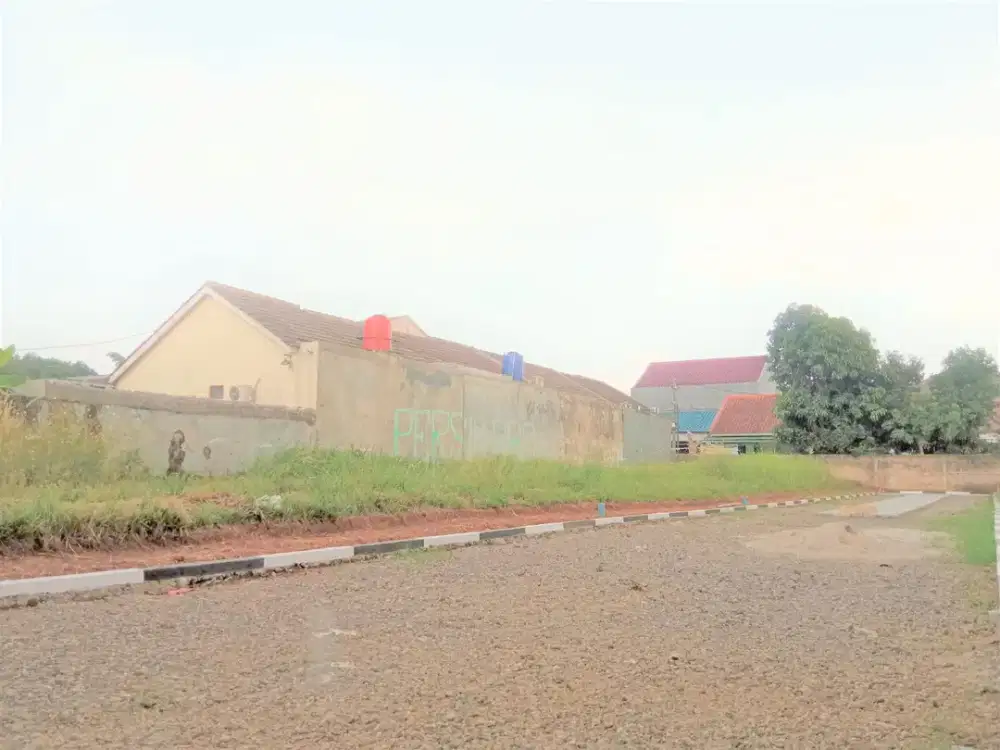 Dijual Tanah Kavling Cuma 5 Menit Stasiun Cilebut, Siap AJB