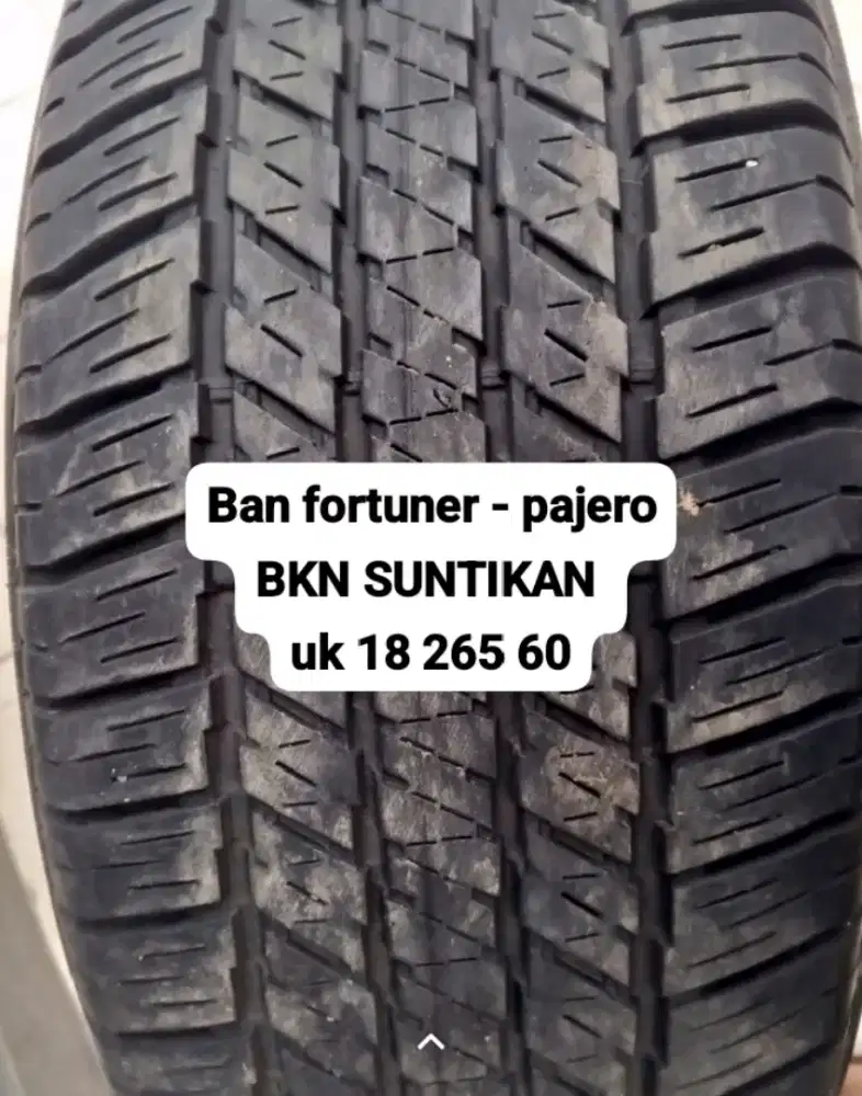 Ban fortuner BKN SUNTIKAN 18 265 60