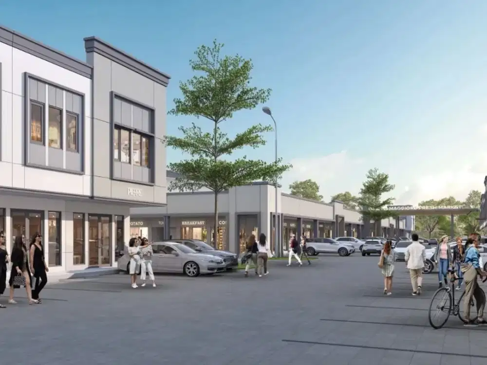 Dijual Ruko Komersial Premium Maggiore Fresh Market, Lokasi Sangat Ramai