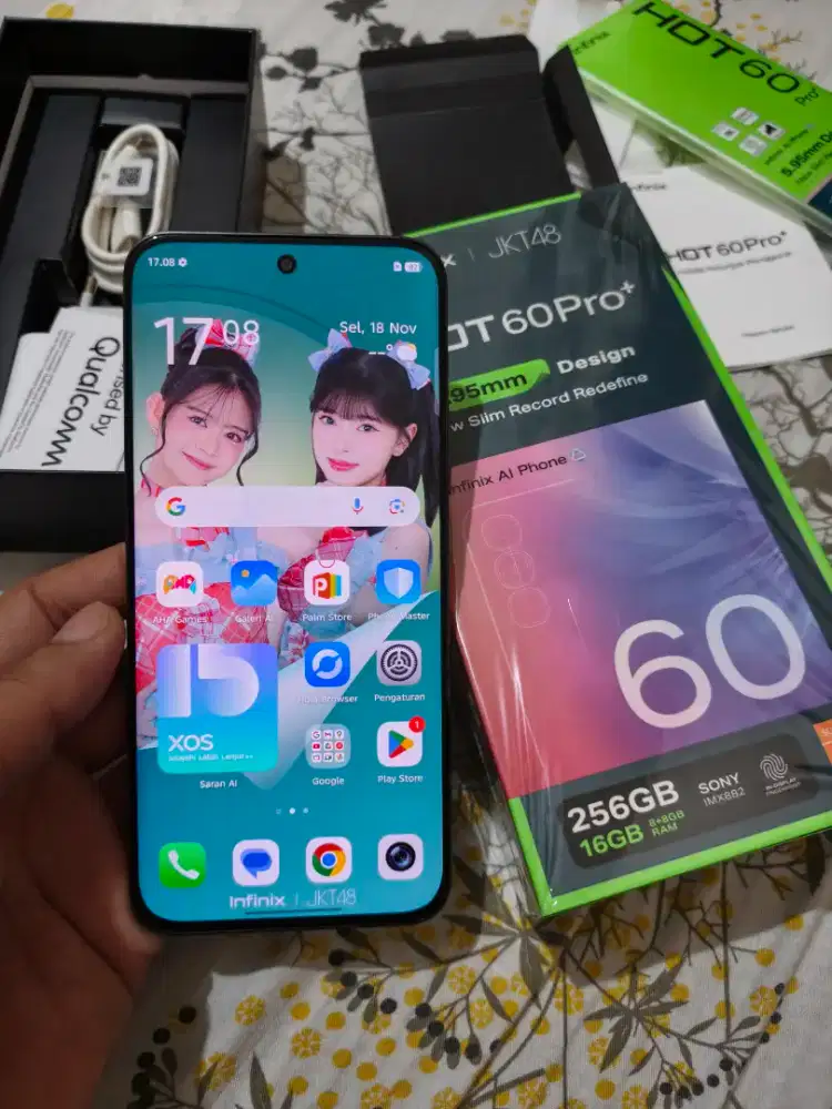 Infinix hot 60 pro plus mulus like new baru 3 minggu