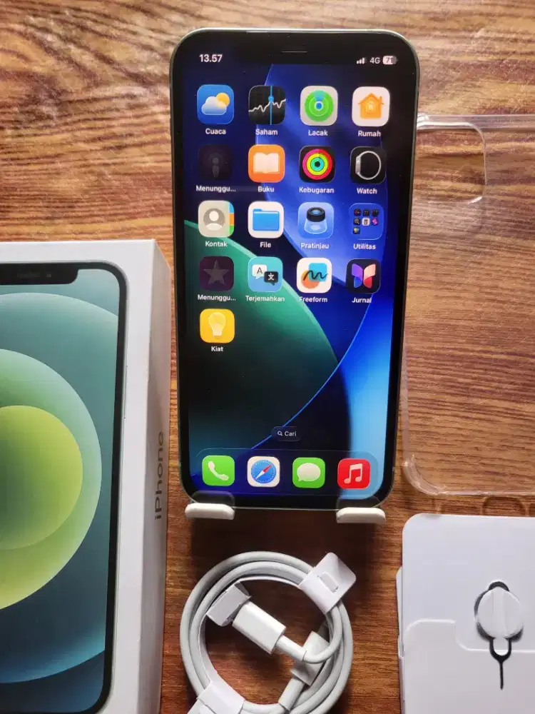 Iphone 12 128gb green inter fullset mulus no minus all operator