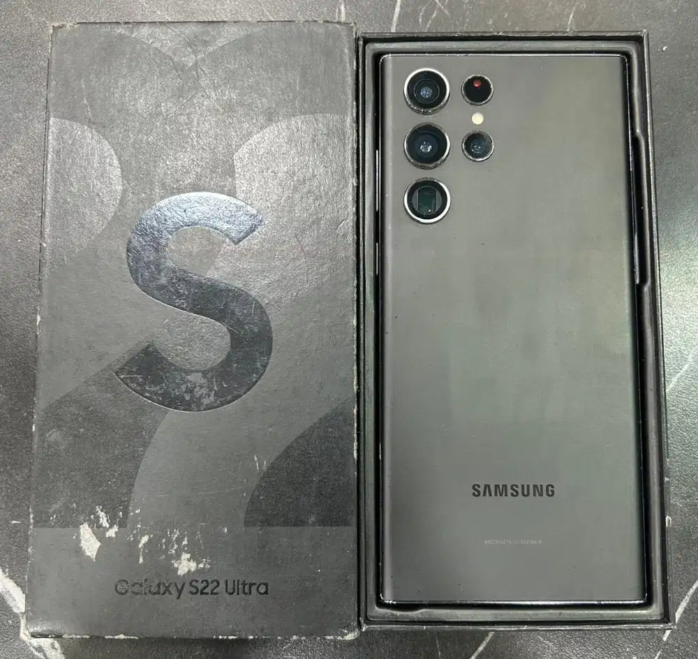 Samsung s22 ultra ram 12/256gb black normal fullset