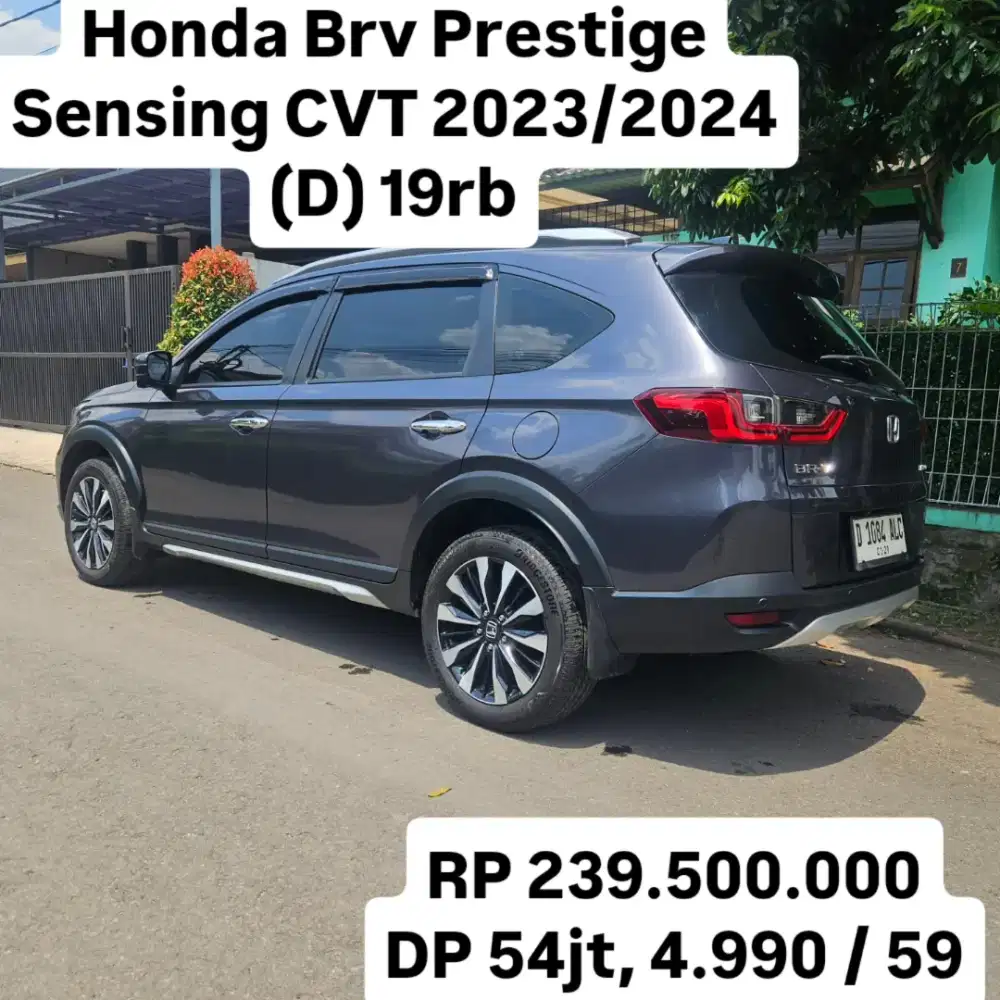 Antik KM 19rb.. Honda Brv Sensing CVT 2023/2024 (D)