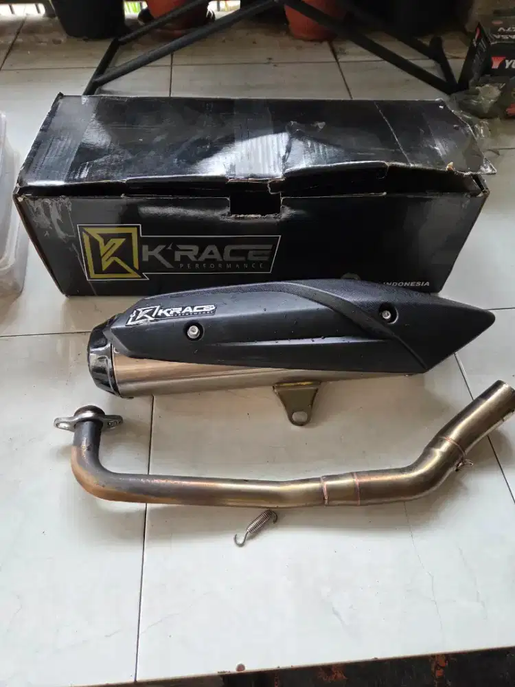 Knalpot Standar Racing KRACE Original Aerox New
