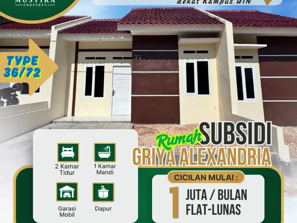 PERUMAHAN SUBSIDI BERKUALITAS GRIYA ALEXANDRIA