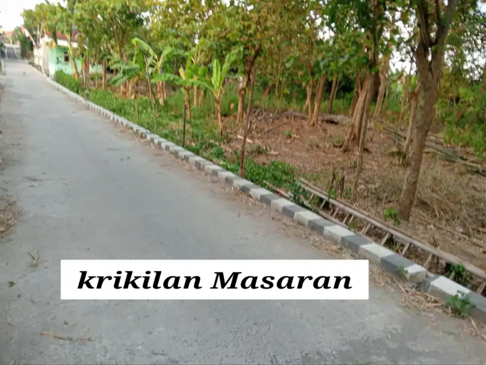 Tanah Masaran Sragen