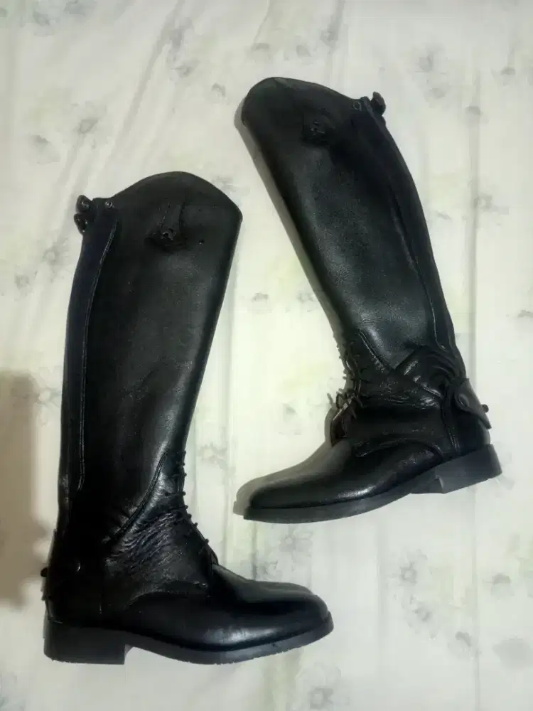 Boots sepatu Berkuda fuul kulit