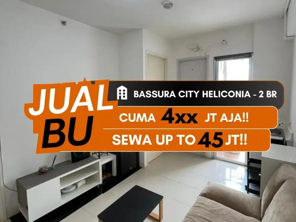JUAL CEPAT APARTEMEN BASSURA CITY 2BR FURNISHED DEKAT TEBET