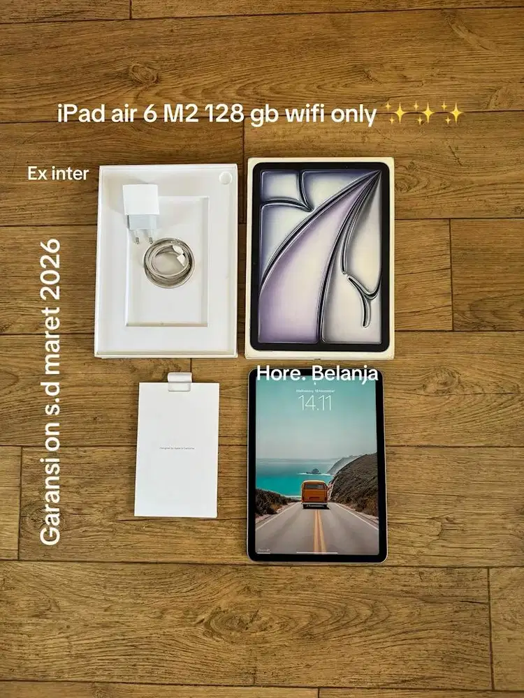 iPad air 6 M2 128 gb wifi only