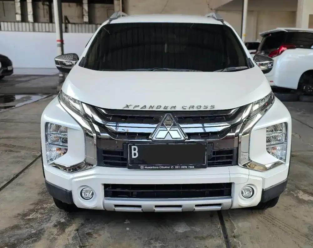 Baru 36rban Km Mitsubsihi Xpander Cross Matic AT 2021 Putih Mulus Gres