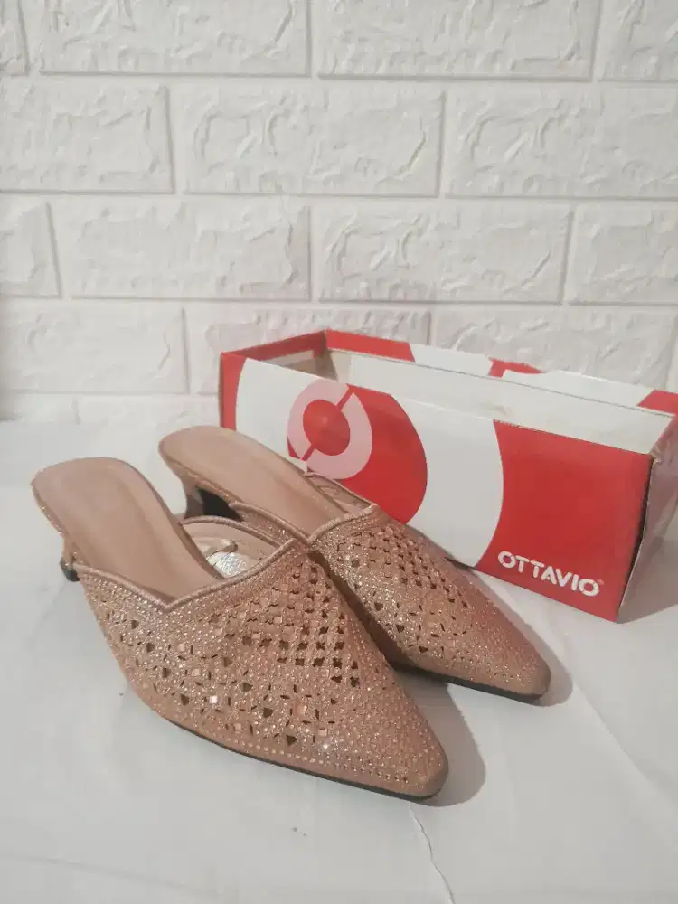 Sepatu Heels Mules Wanita - Ottavio