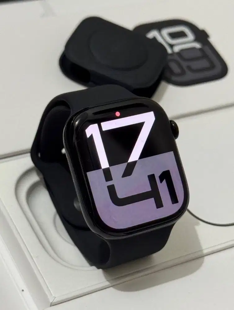 iBox Apple Watch Series 10 46mm Jet Black Fullset IC/B Garansi On 2026