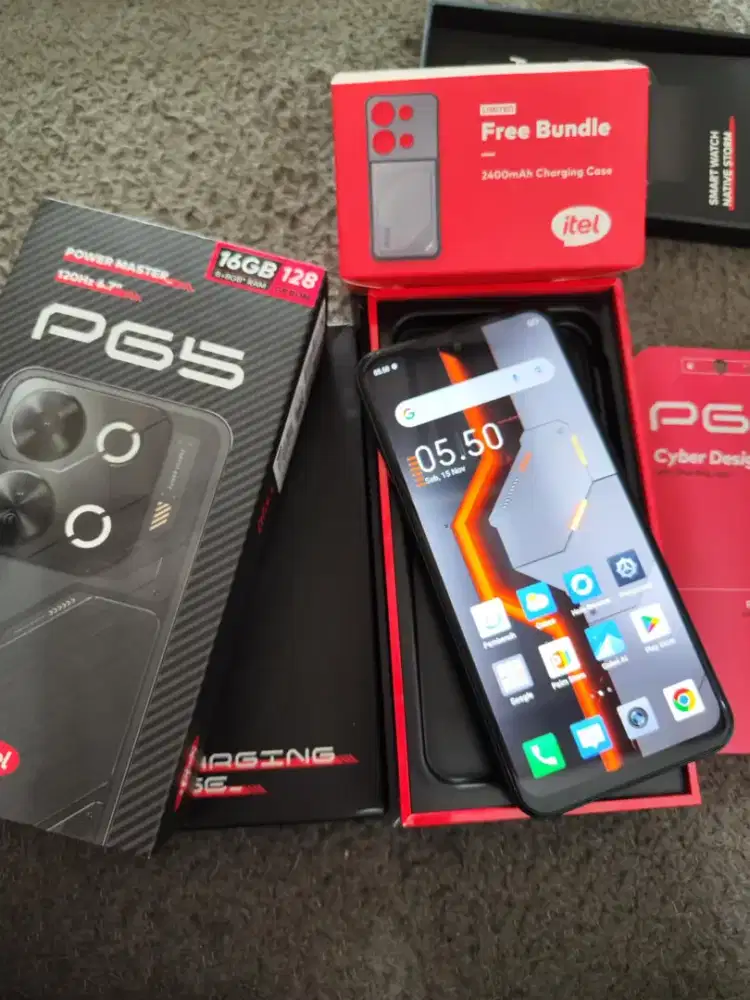 iTel P65 8/128 Mulus Fullset Murah