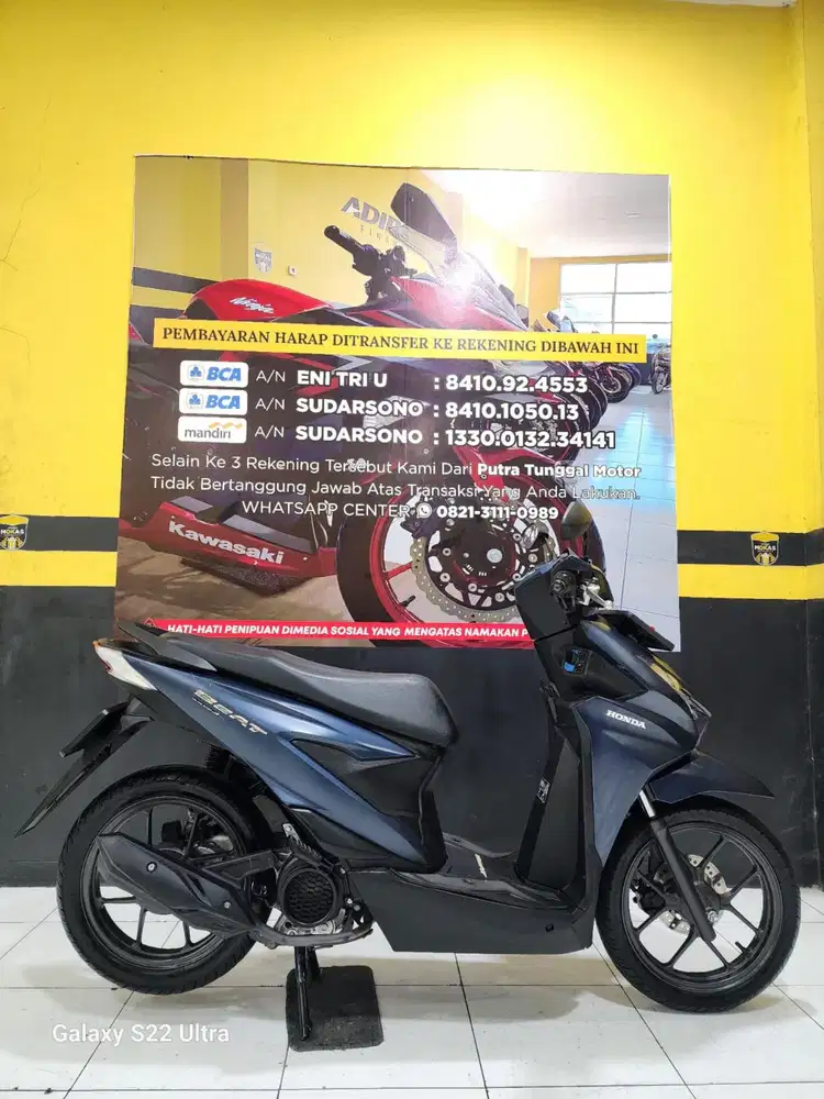 BEAT DLX SMARTKEYLESS TAHUN 2024 KM 500k