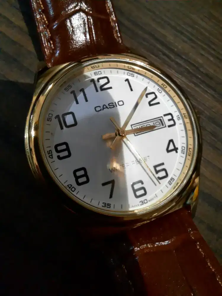 Jam tangan casio asli jepang jam laki laki  jam pria casio kulit asli