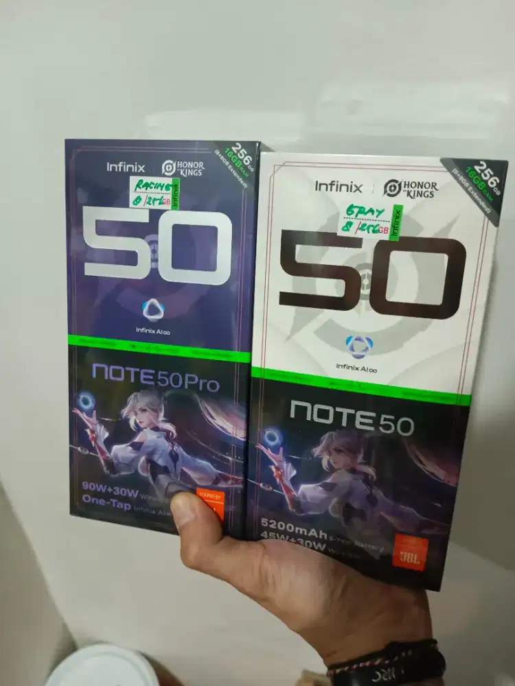 INFINIX NOTE 50 4G| RAM 16 (8+8)/256GB NEW GARANSI RESMI