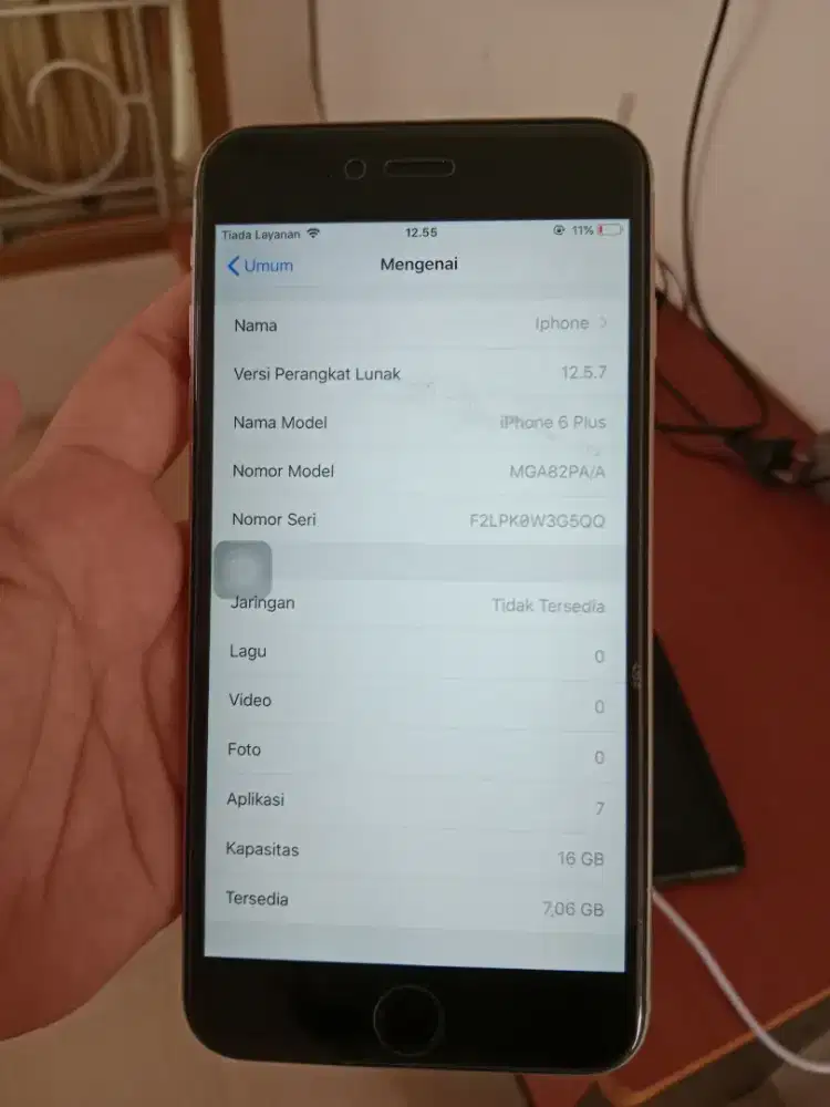 Jual ip 6  ios 12,no minus mulus semua.