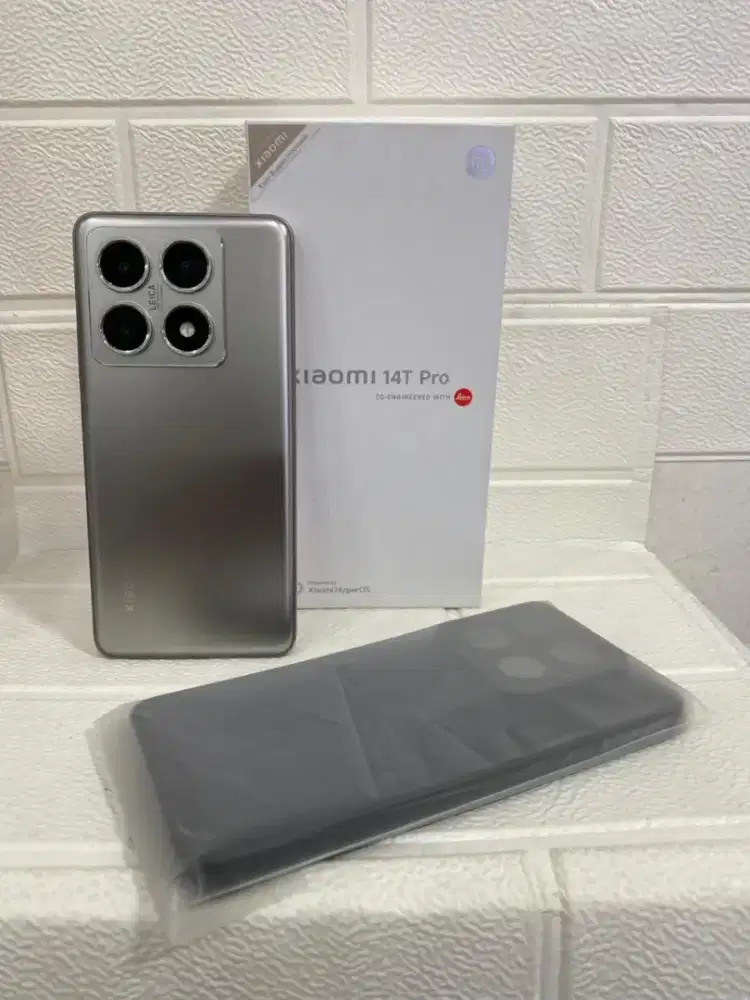 Xiaomi 14t pro 5G 12/512 grs 10/2026 full set original grs resmi
