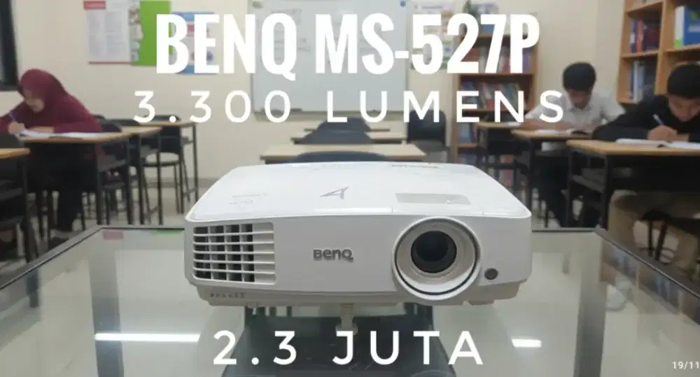 BenQ MS-527P. Proyektor 3.300 Lumens. Kondisi Normal, Masih Oke Banget