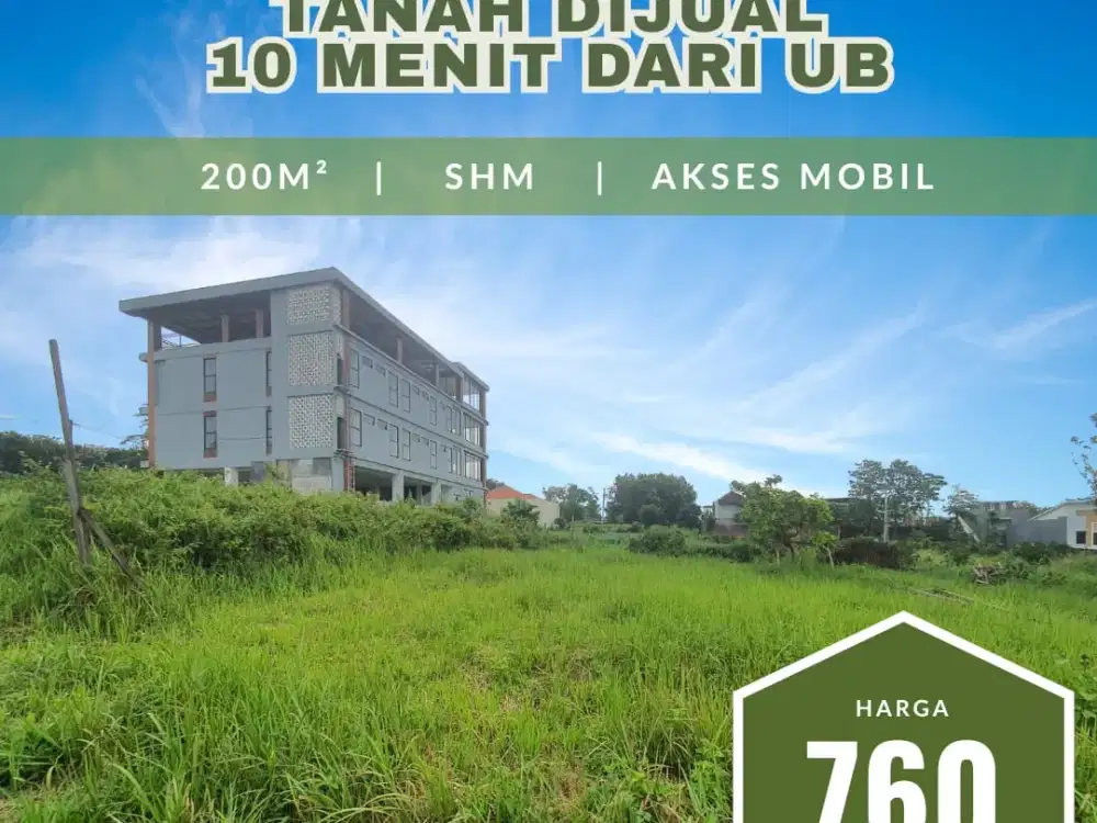 Jual Tanah Joyoagung – Lingkungan Berkembang & Akses Kampus Dekat!