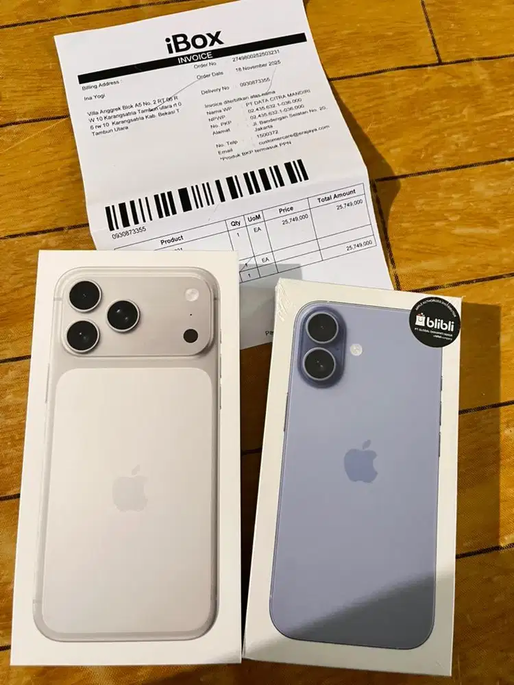 IPHONE 17 basic 256GB MIST BLUE GARANSI RESMI