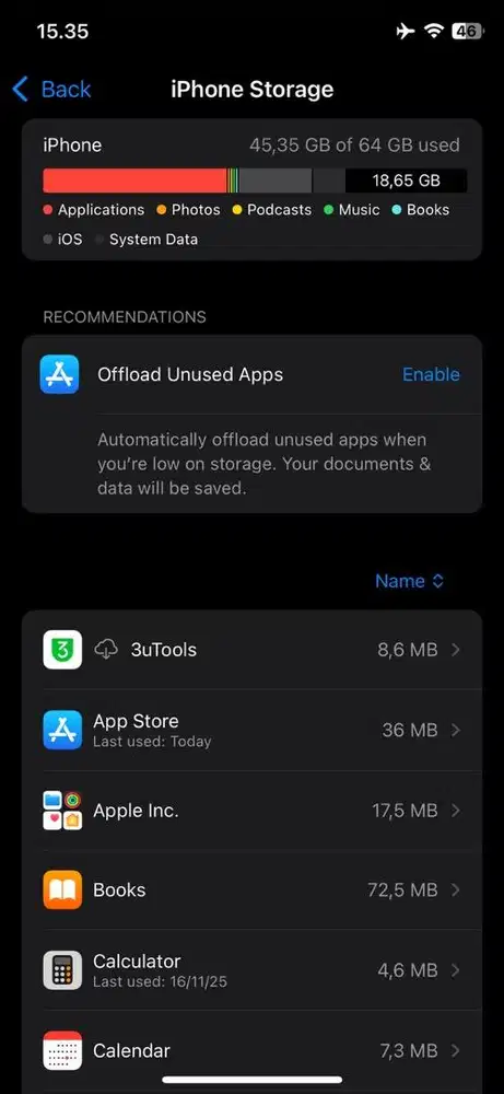 Iphone xs inter 64 gb