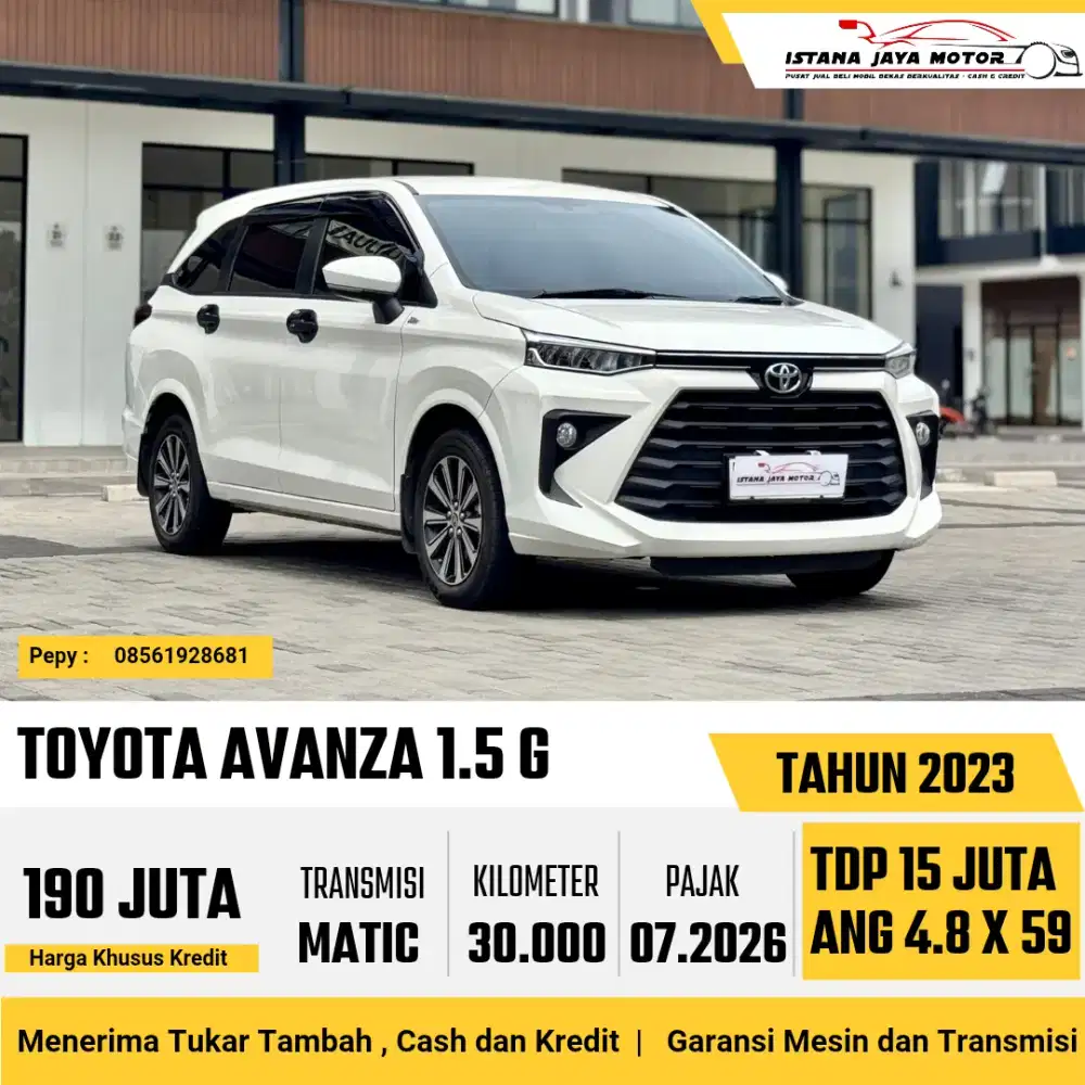 Toyota Avanza 2023 #CC1.5 G AT
