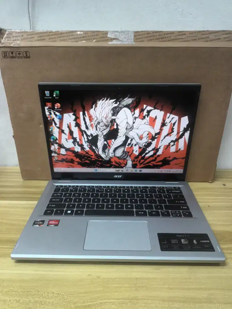 Acer A314-42p. Ryzen 7 5700u. Ram 16gb. Ssd 512gb