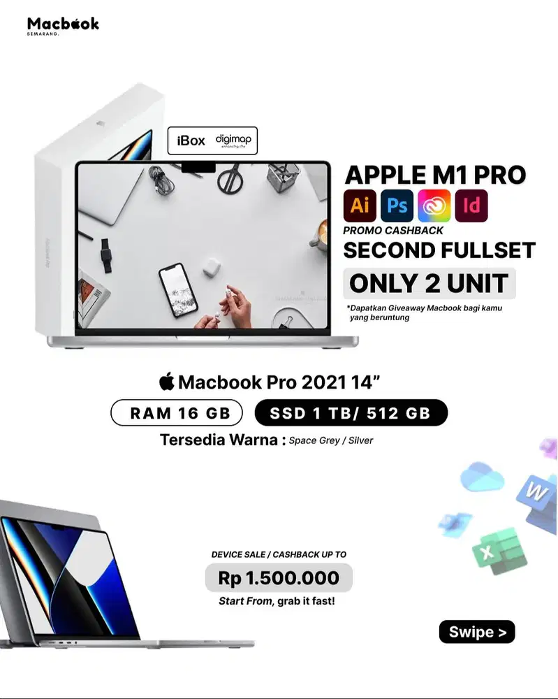 Macbook Pro 2021 RAM 16/1 TB Apple M1 Pro
