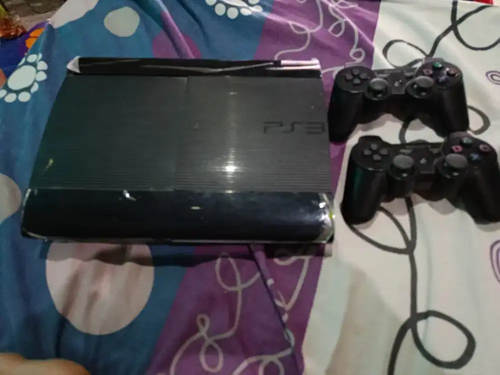 Ps 3 super slim 500gb lengkap mulus