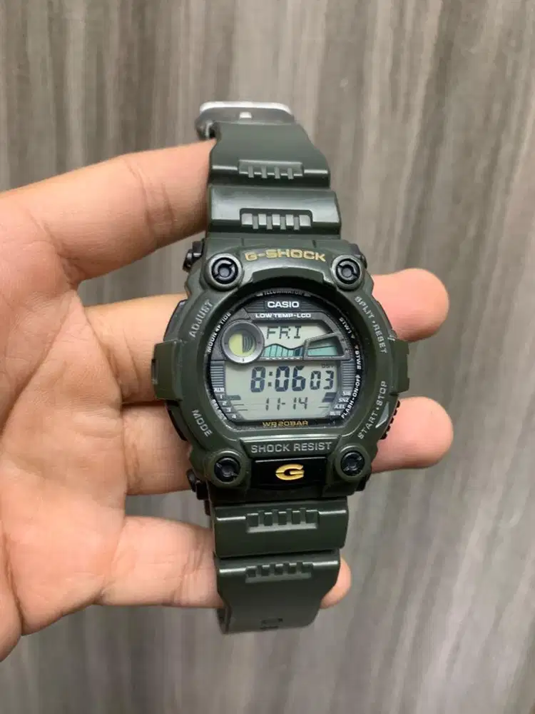 Casio Gshock G7900 Army Mulus