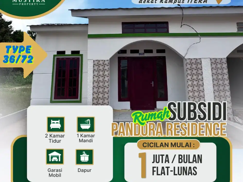 RUMAH SUBSIDI BERKUALITAS TINGGI PANDORA RESIDENCE