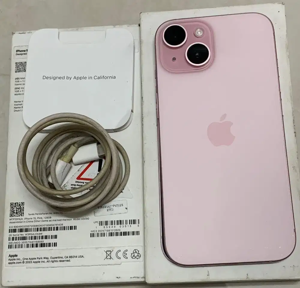 iphone 15 pink 128 gb ibox