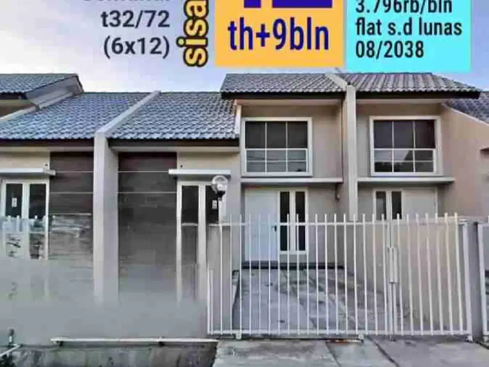 OPER KREDIT MURAH PERUM ALANA REGENCY CEMANDI SISA TENOR DIKIT