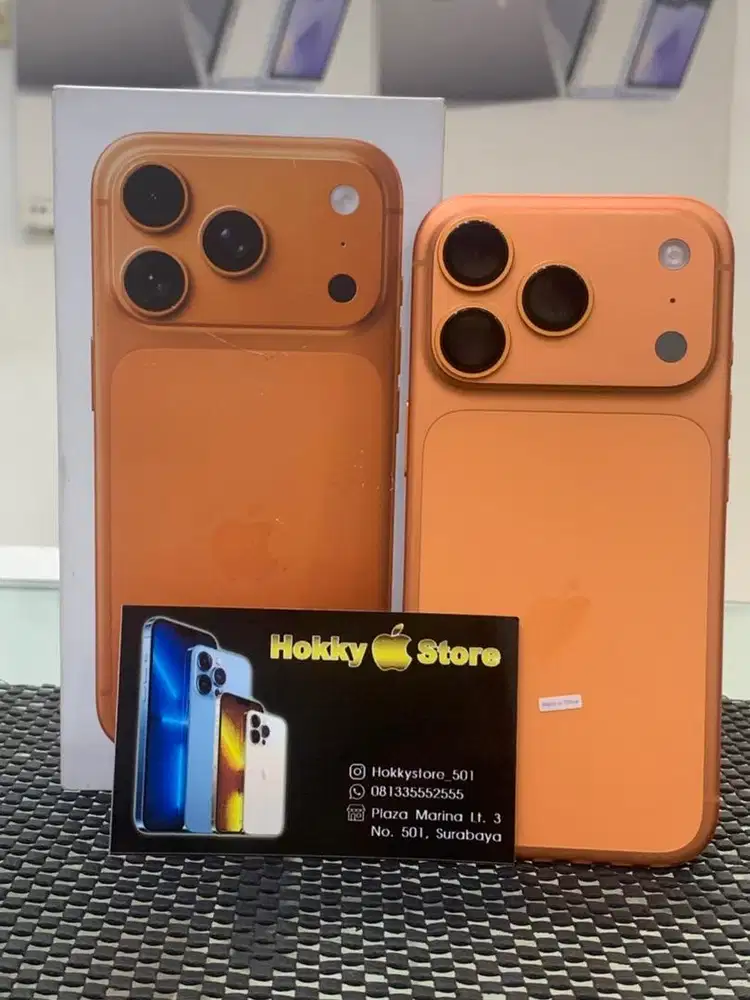 Iphone 17pro/256gb cosmic orange garansi ibox oktober 2026 bh 100%