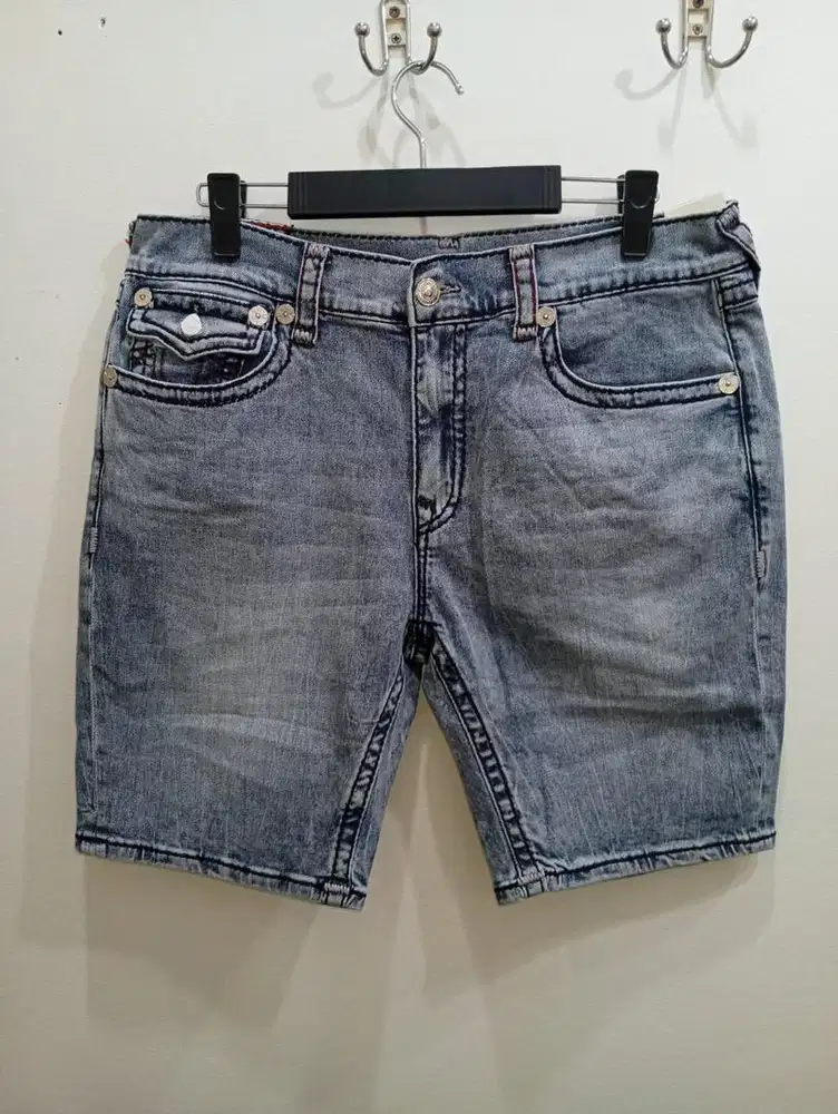 TRUE RELIGION JEANS PENDEK BIRU