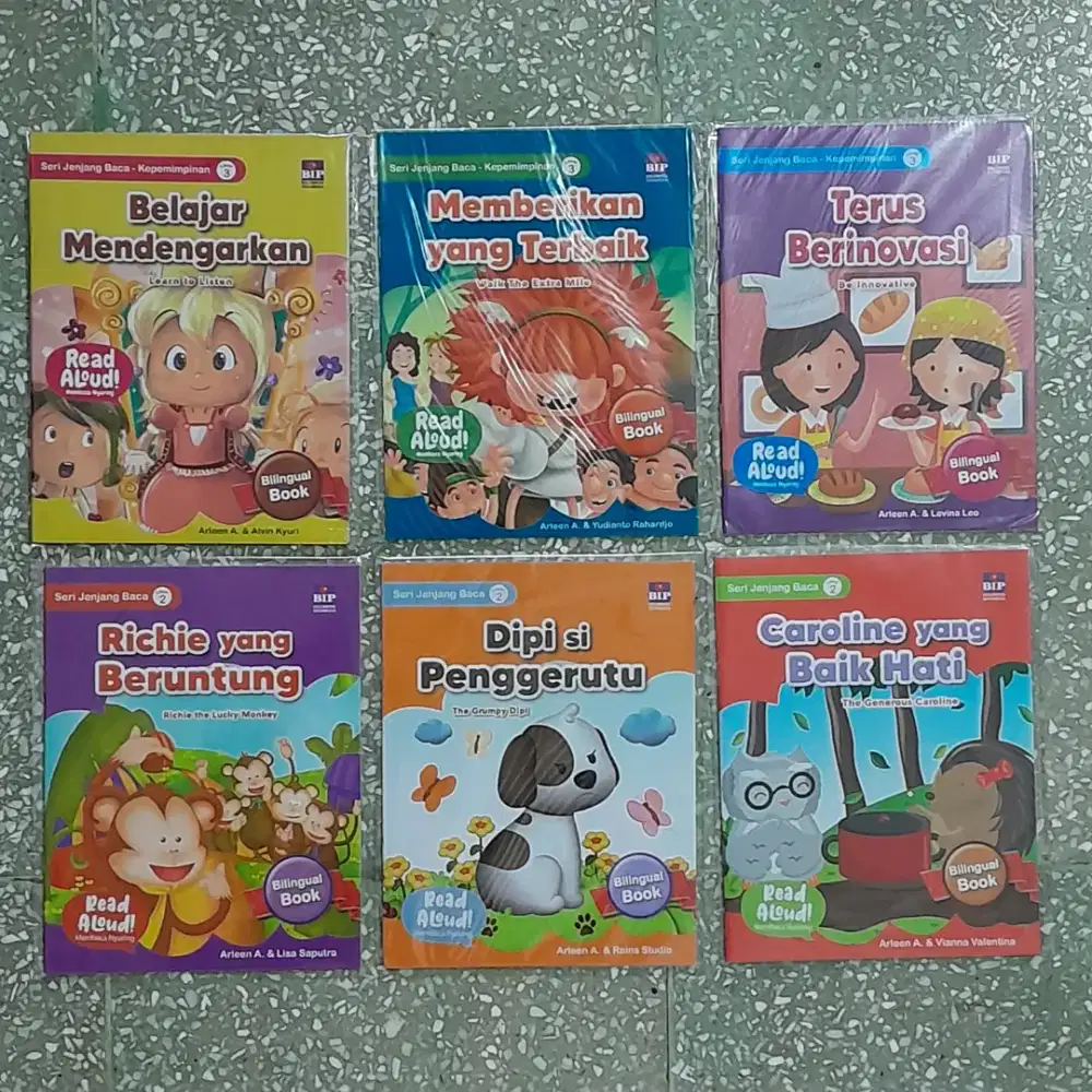 BUKU CERITA ANAK (2 BAHASA INGGRIS DAN IND)